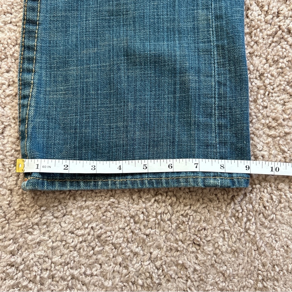 True Religion Billy Bootcut Medium Wash Blue Low Rise Denim Jeans Size 30x34 - Picture 9 of 10